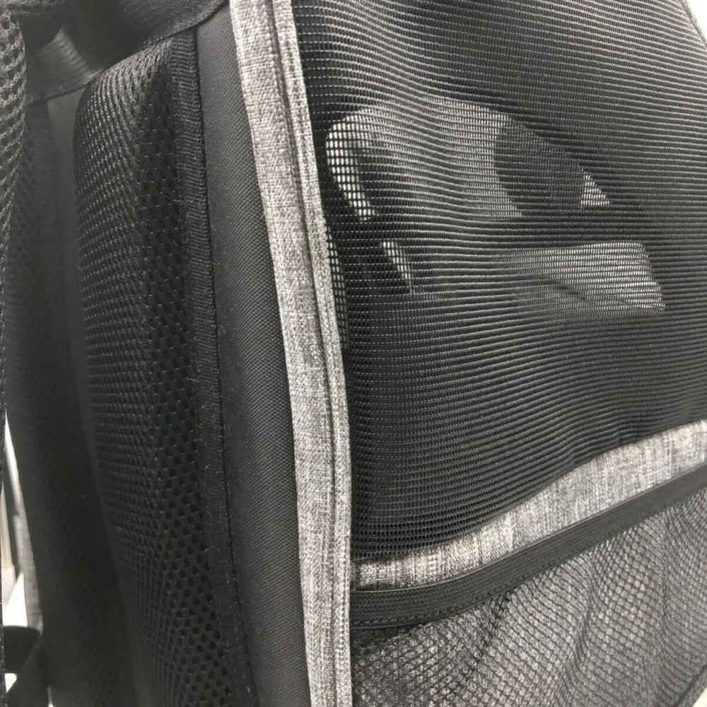 Ventilated Design Breathable, Pet Carrier Backpack for Dogs, Cats, with Pet Bow